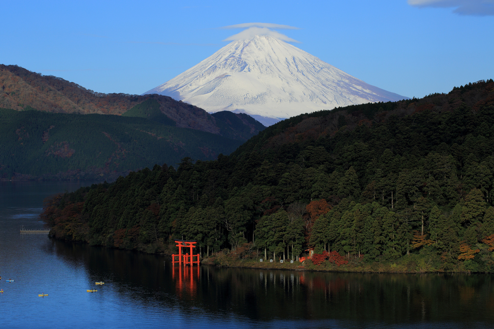 Hat der Fuji einen Hut, ist das Wetter gut