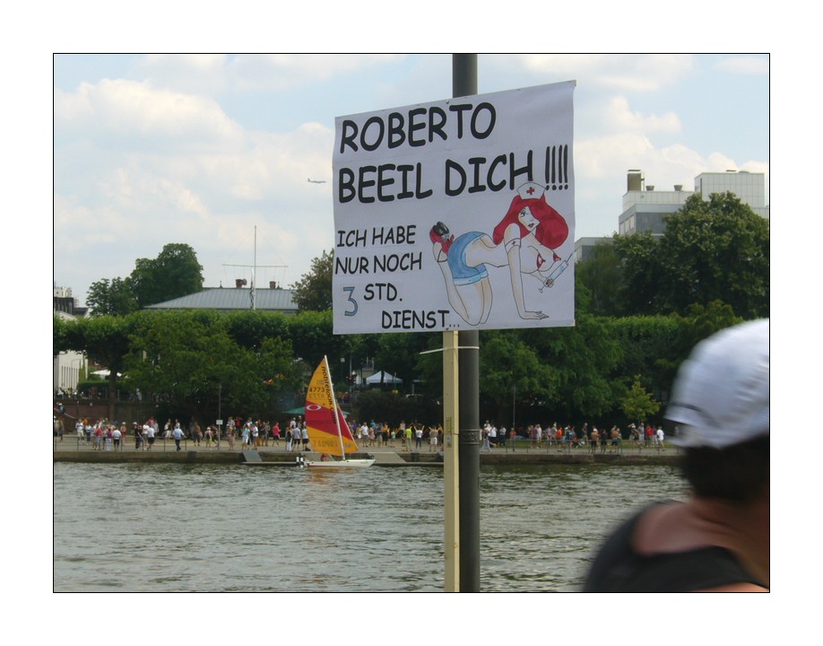 Hat es Roberto rechtzeitig geschafft??