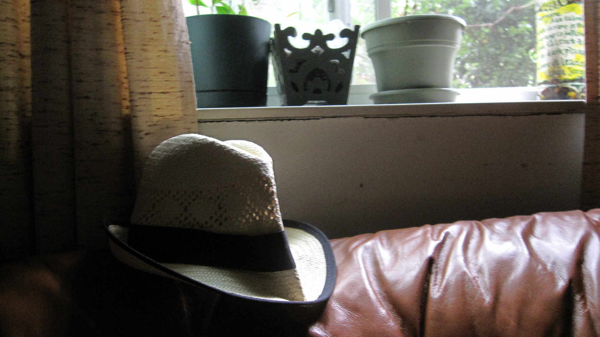 Hat on Sofa