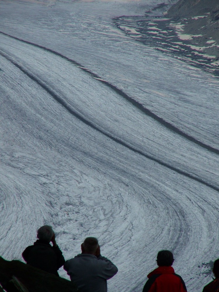 Hat sich der Gletscher gerade bewegt?