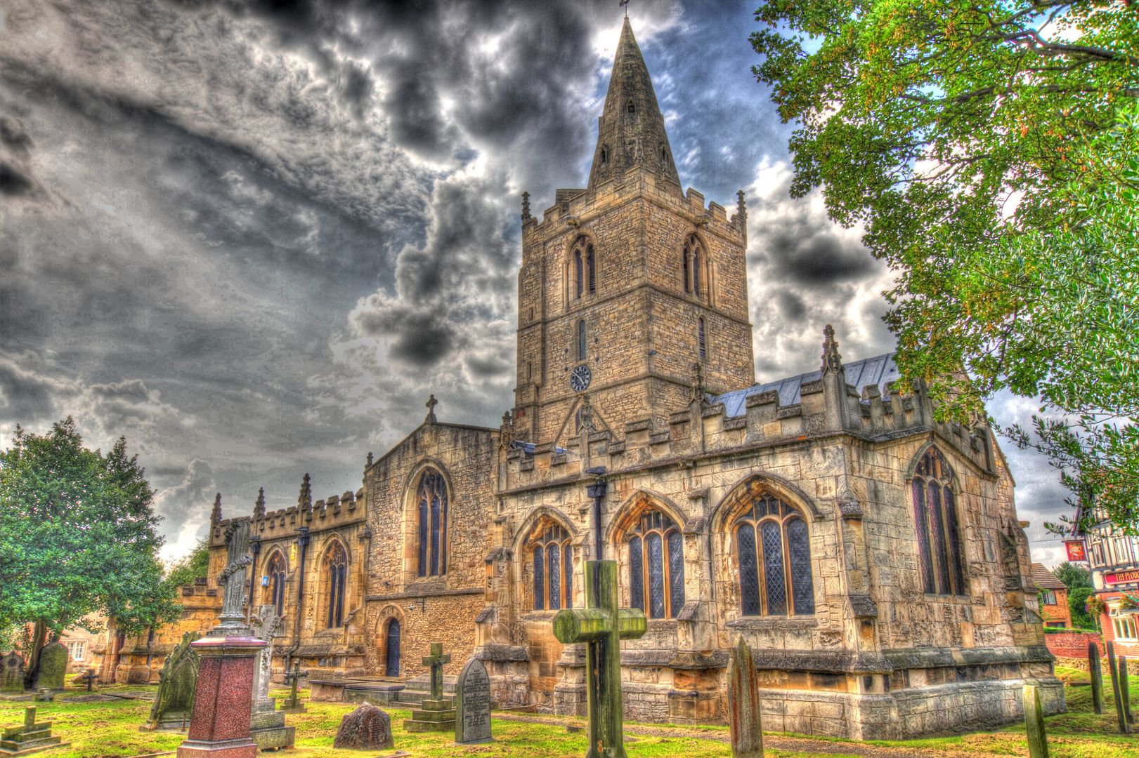 Hatfield church HDR