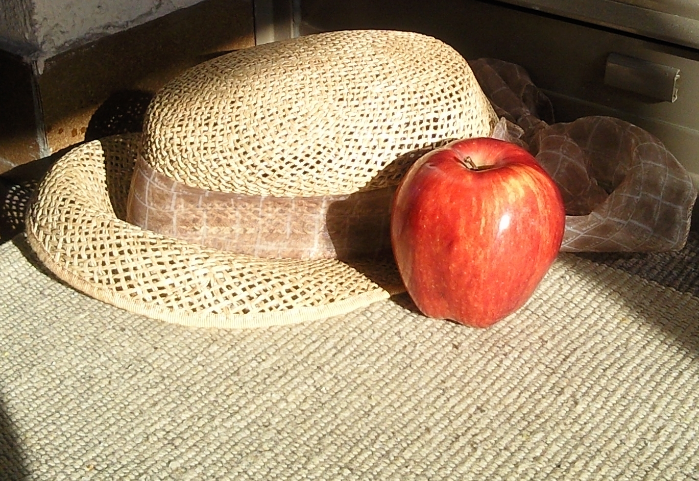 Hats and apple