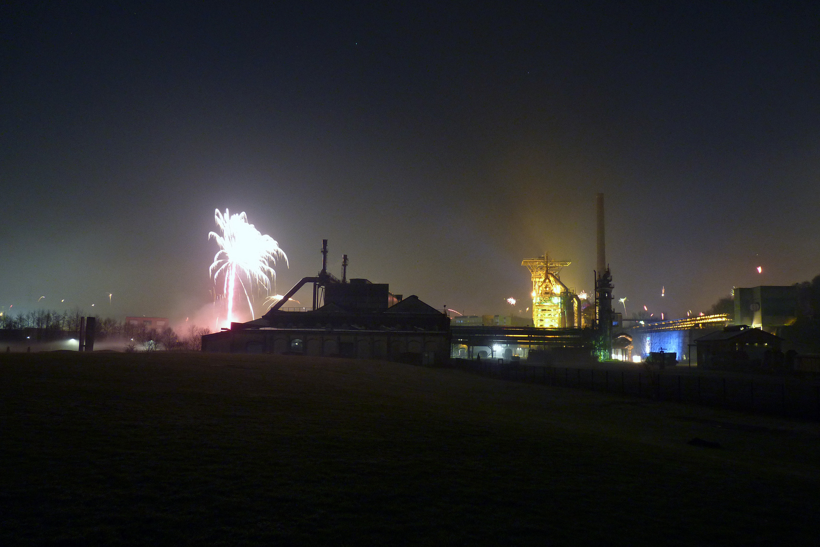 Hattingen, Sylvester 2014, Westfälisches Industriemuseum Henrichshütte