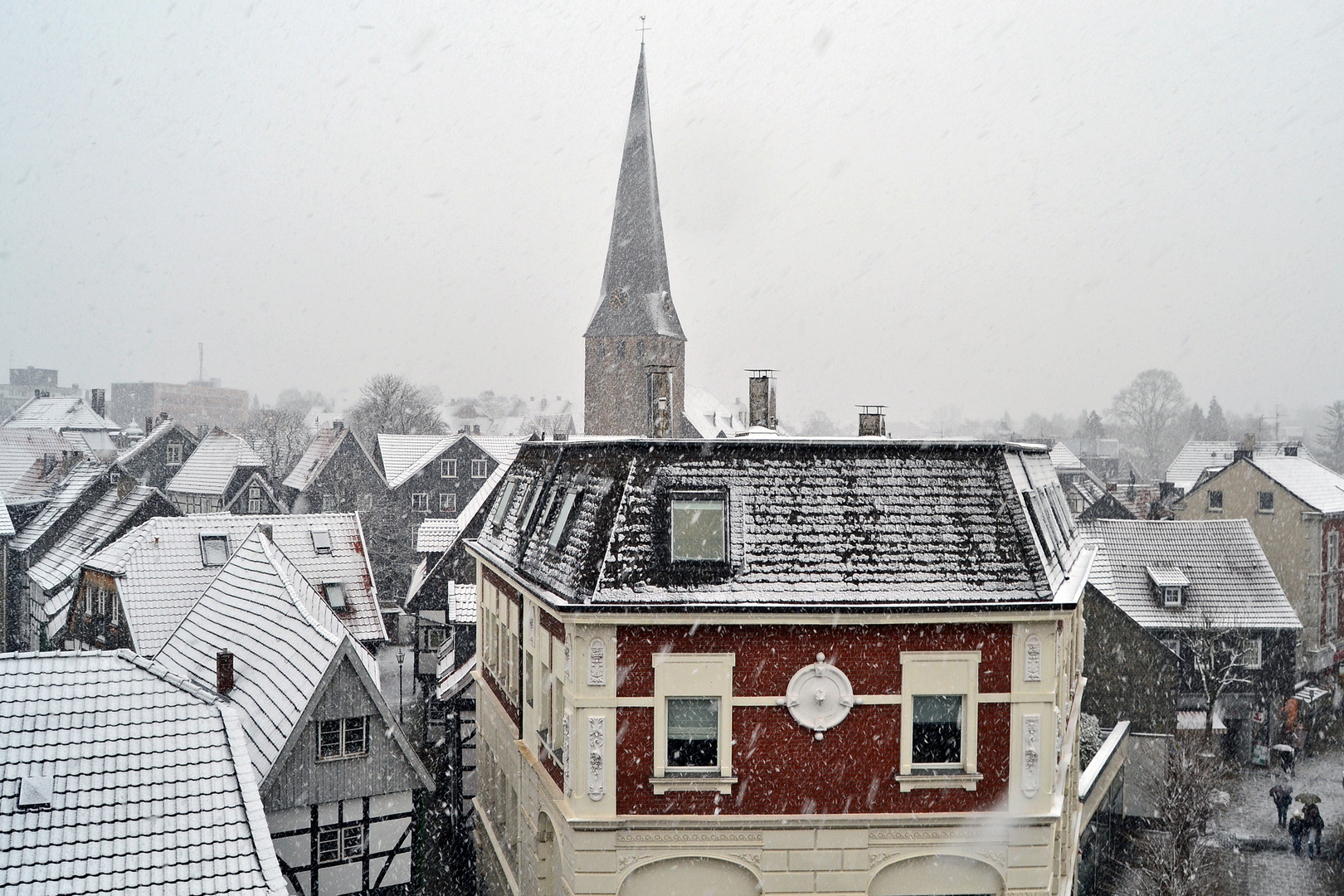 Hattingen, Winter 2015, die Innenstadt/Altstadt 5