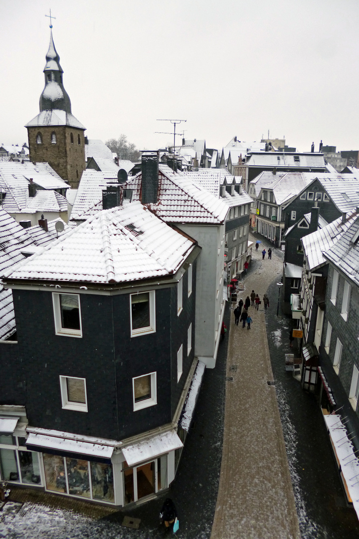 Hattingen, Winter 2015, die Innenstadt/Altstadt 8