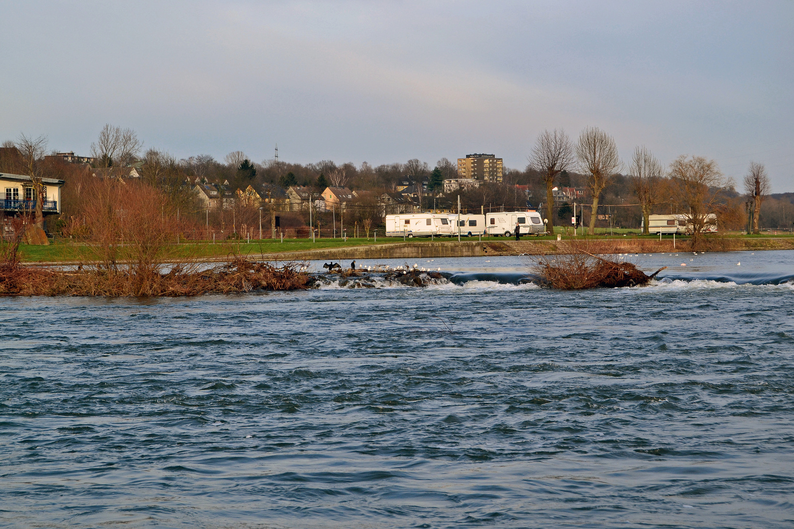 Hattingen, Winter 2015, die Ruhr 1