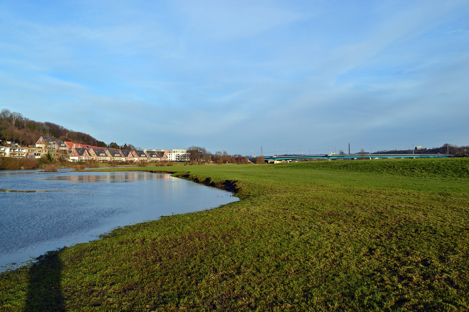 Hattingen, Winter 2015, die Ruhr 5