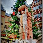 Hattstein-Brunnen Limburg zur Weihnachtszeit 