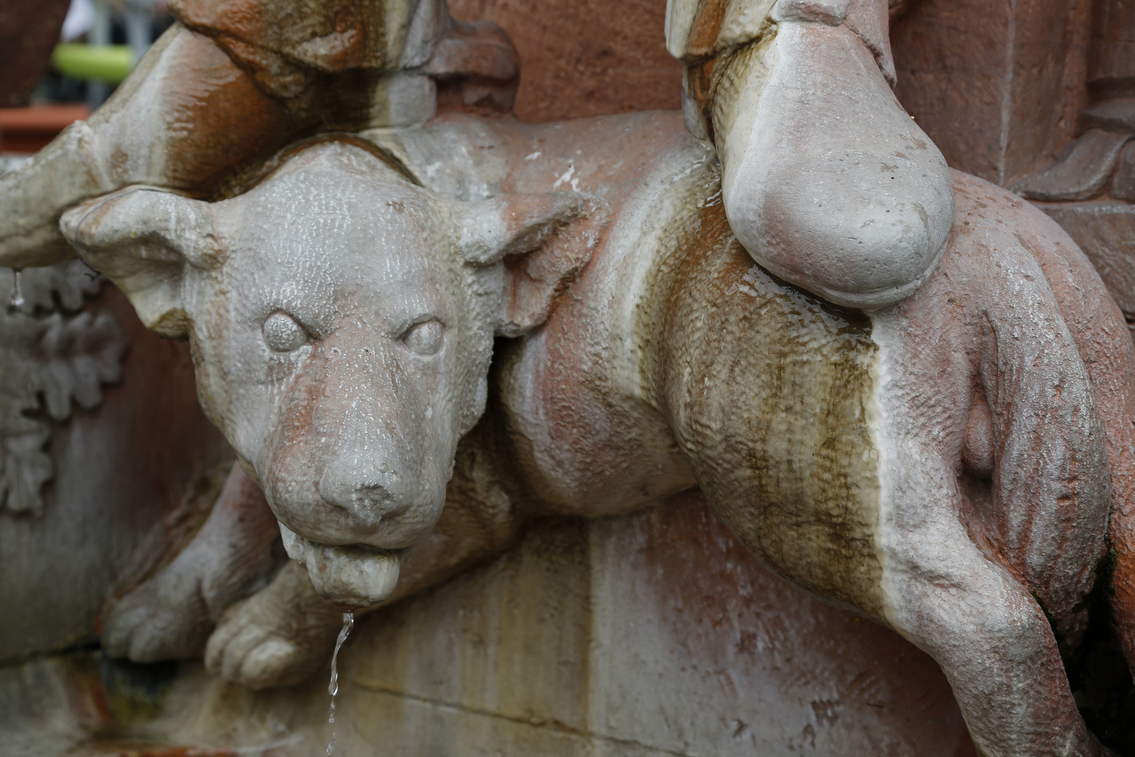 Hattsteinbrunnen in Limburgs Altstadt - Detail