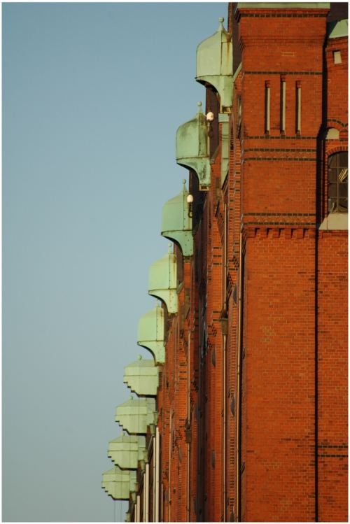 Hauben in der Speicherstadt