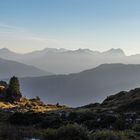 Hauch von Morgen über den Gipfeln