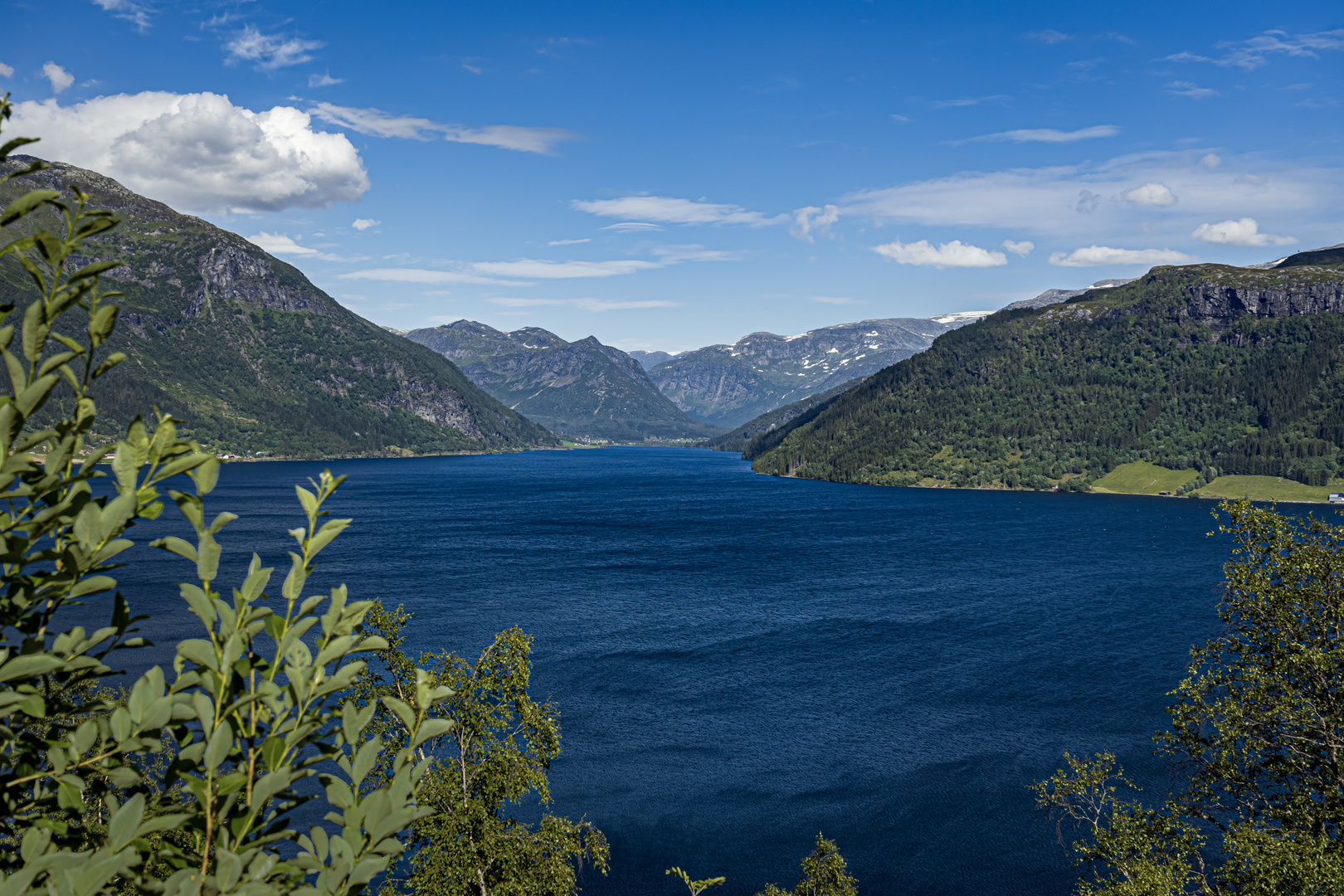 Haukedalsvatnet im Gaularfjellet, Sommer 2018