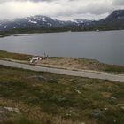 Haukeli - Baustellenumleitung über das Fjell