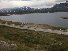 Haukeli - Baustellenumleitung über das Fjell