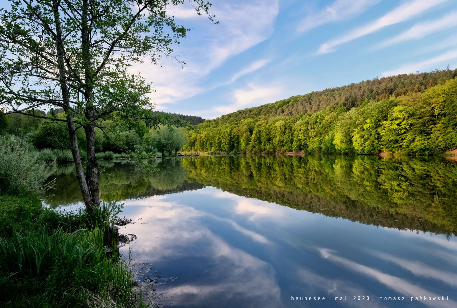 Haunesee = Spiegelsee