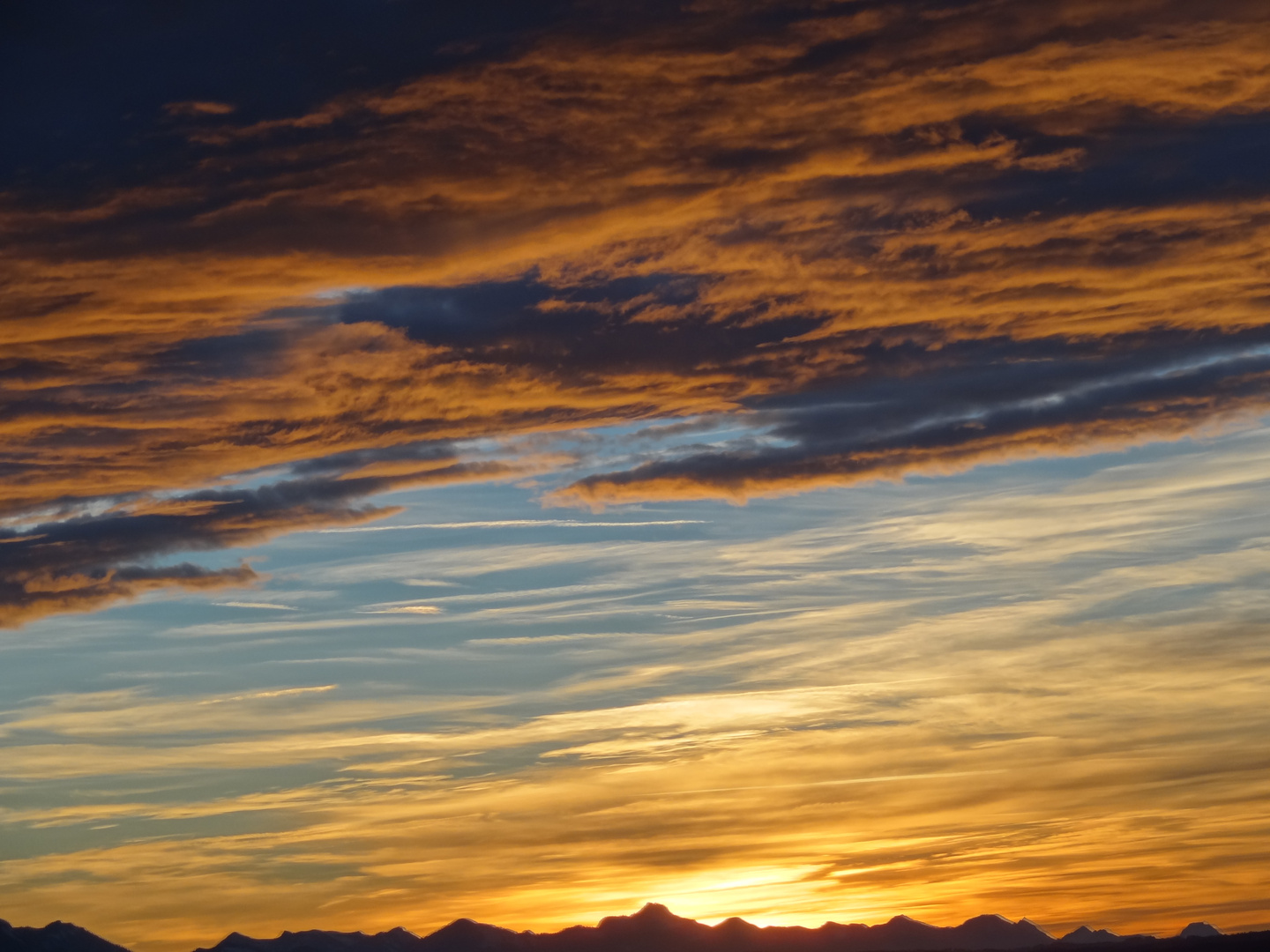 Haunsberg sunset