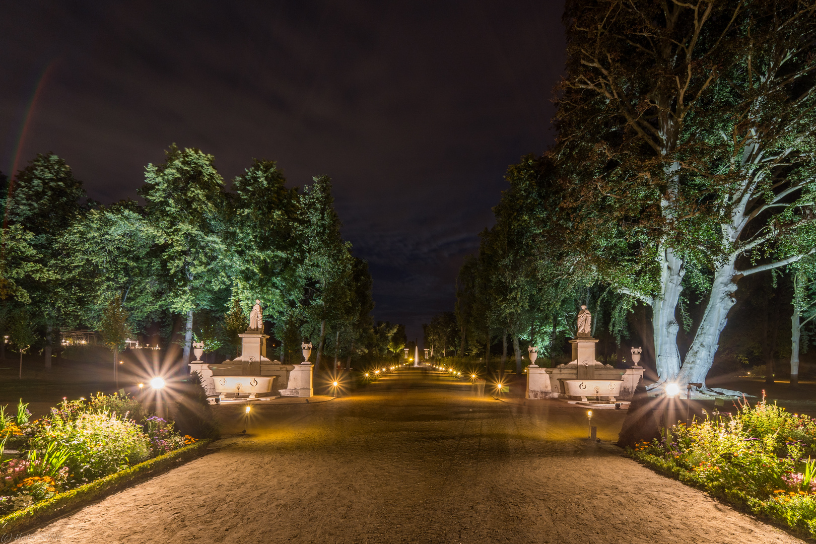 Hauptallee im Schlosspark Sanssouci