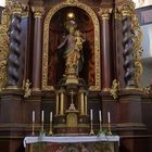 Hauptaltar Hallenkirche Karmeliterkloster St. Josef in Beilstein, Mosel