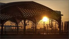 Hauptbahnhof am Morgen