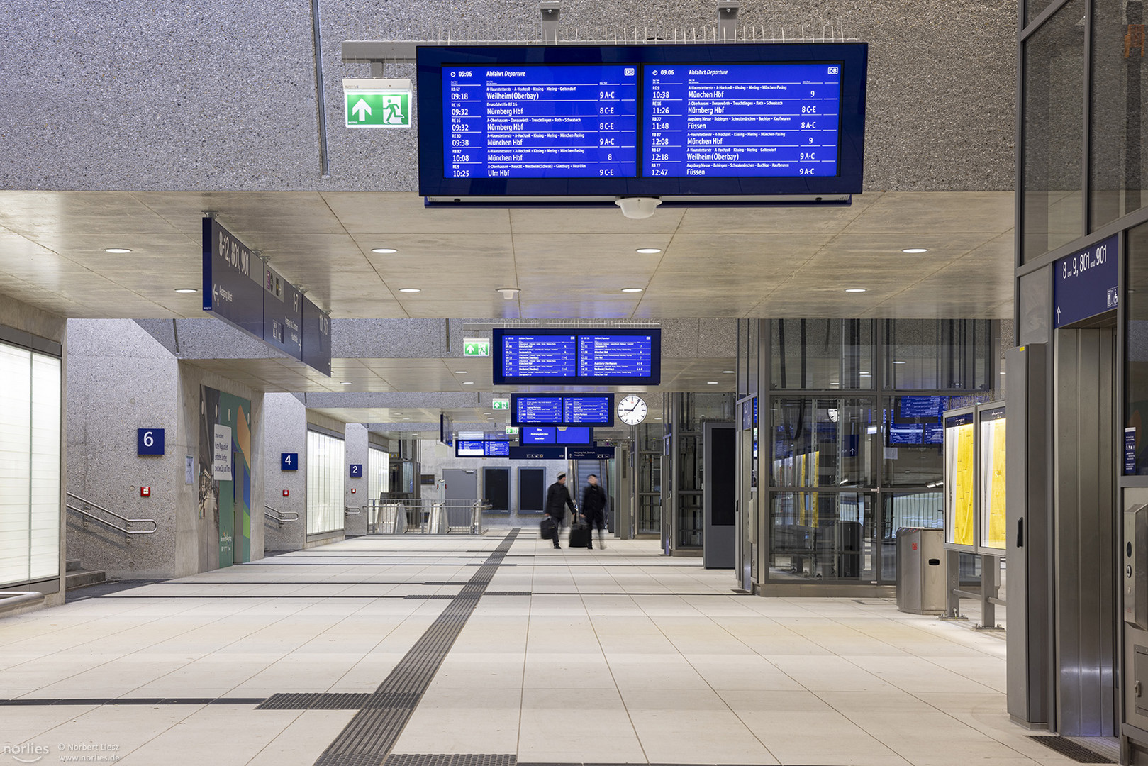 Hauptbahnhof Augsburg Verteilerebene