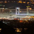 Hauptbahnhof bei Nacht - Baustelle Stuttgart 21