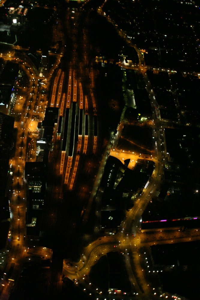 Hauptbahnhof Dortmund bei Nacht