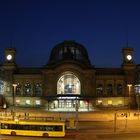 Hauptbahnhof Dresden bei Nacht