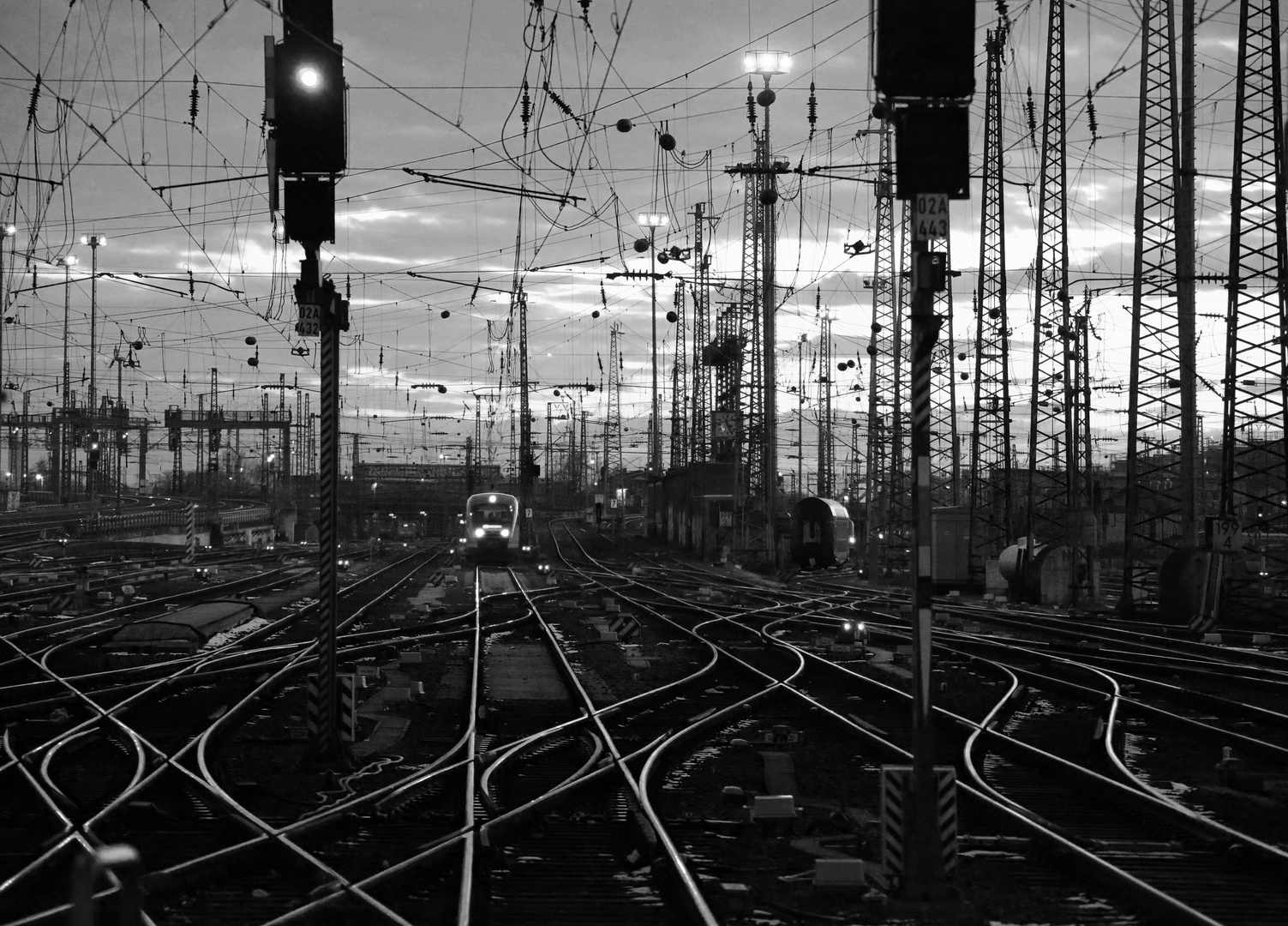 Hauptbahnhof Frankfurt am Main Abendstimmung -2-