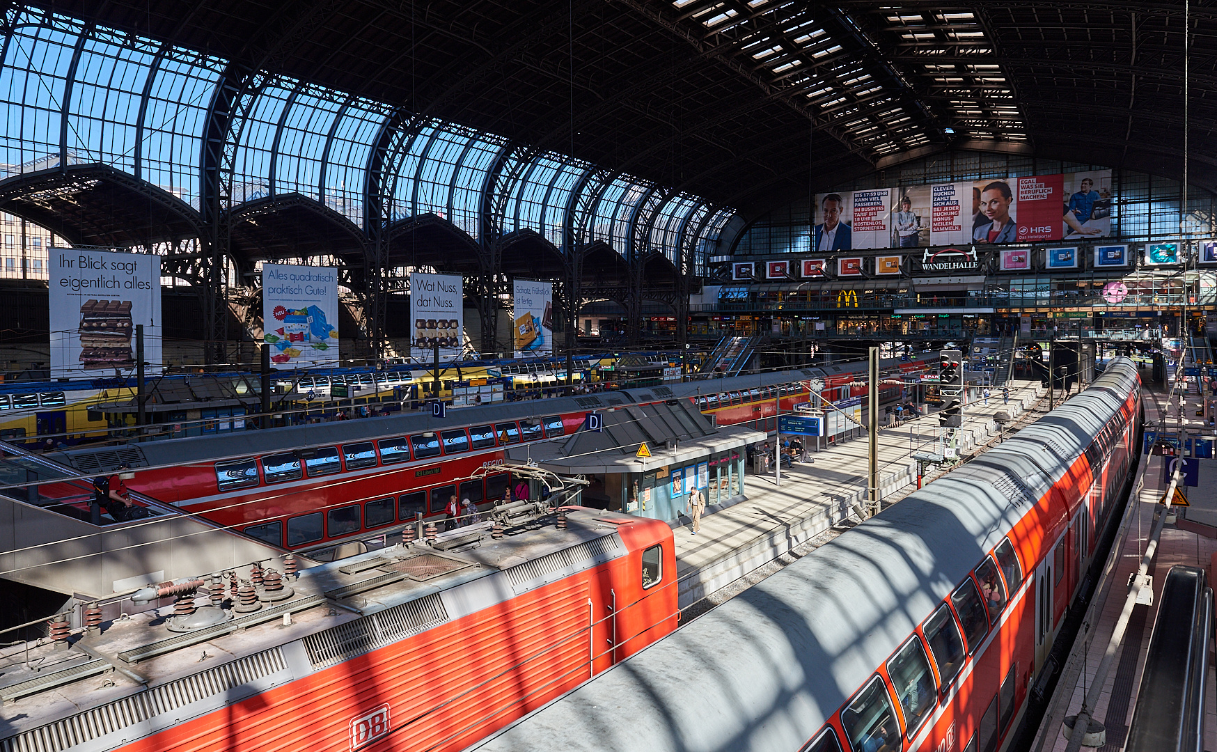  Hauptbahnhof Hamburg. Nach 5 tägiger Städtetour in Hamburg bin ich wieder da.