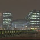 Hauptbahnhof im Abenddunst