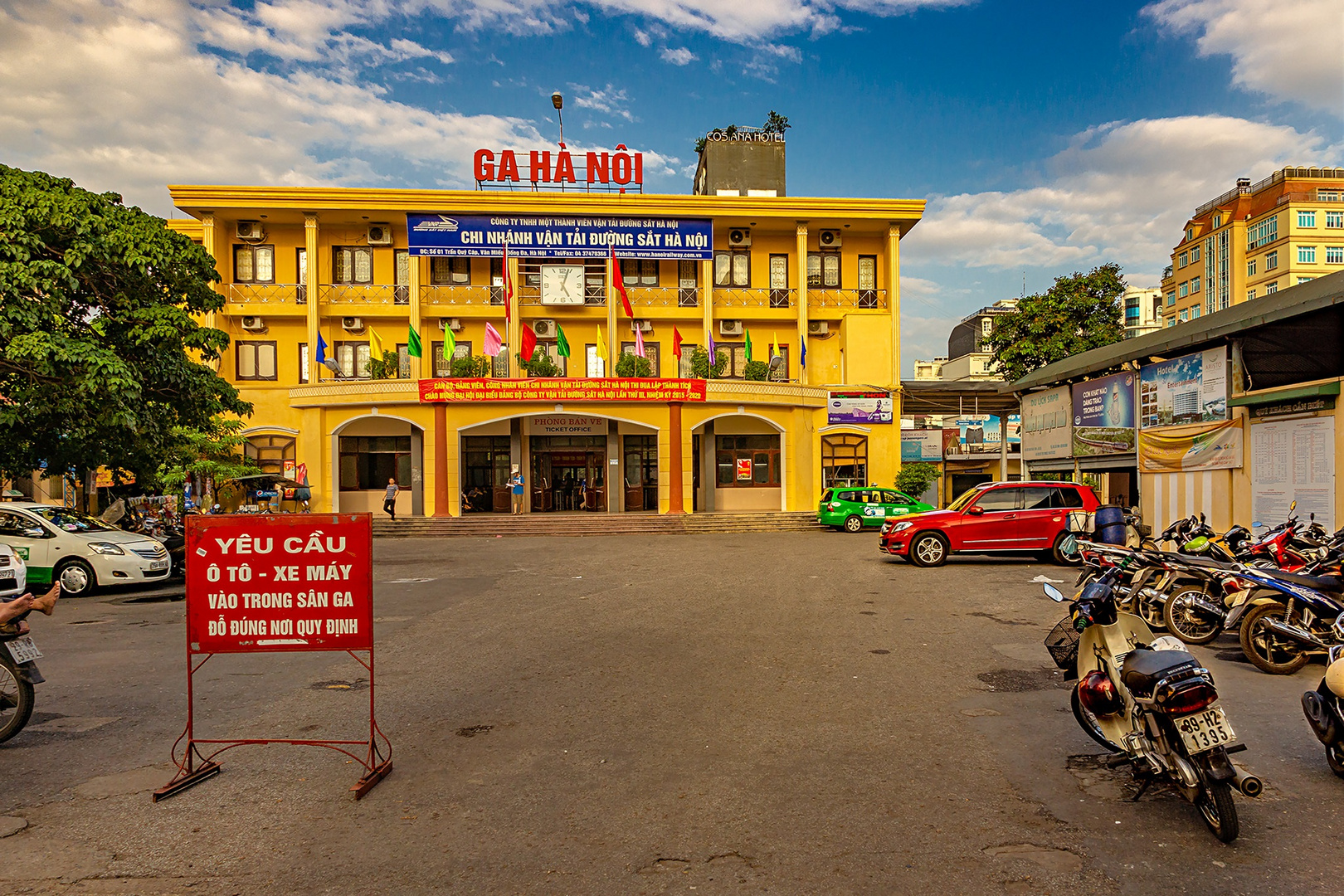 Hauptbahnhof in Hanoi 