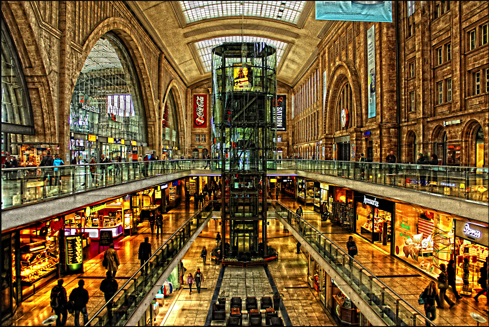 Hauptbahnhof in Leipzig