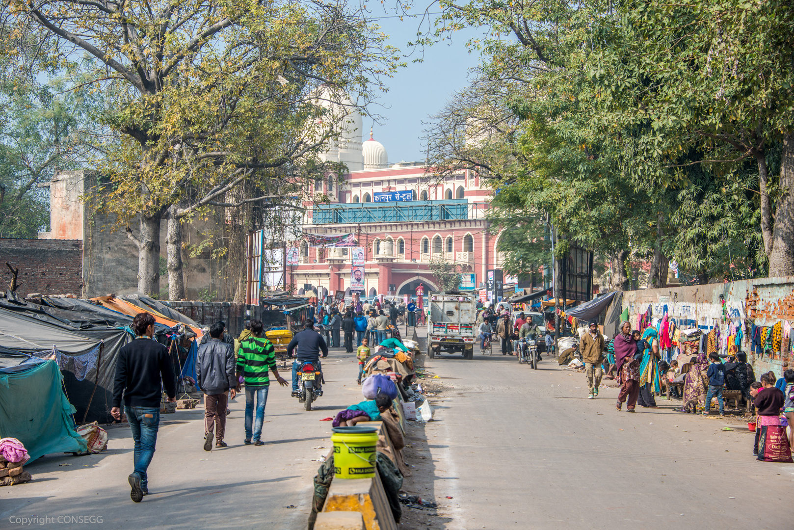 Hauptbahnhof Kanpur, Indien