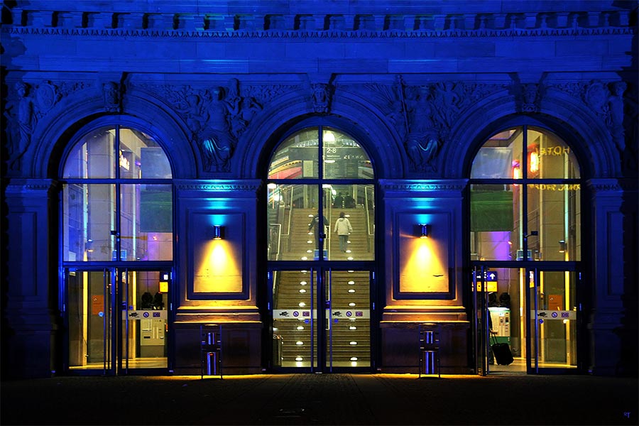 Hauptbahnhof Mainz (Luminale 2006) *2