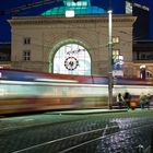 Hauptbahnhof Mannheim bei Nacht...