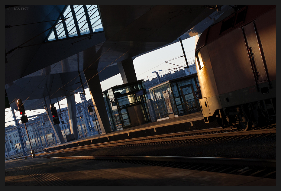 Hauptbahnhof Sunset