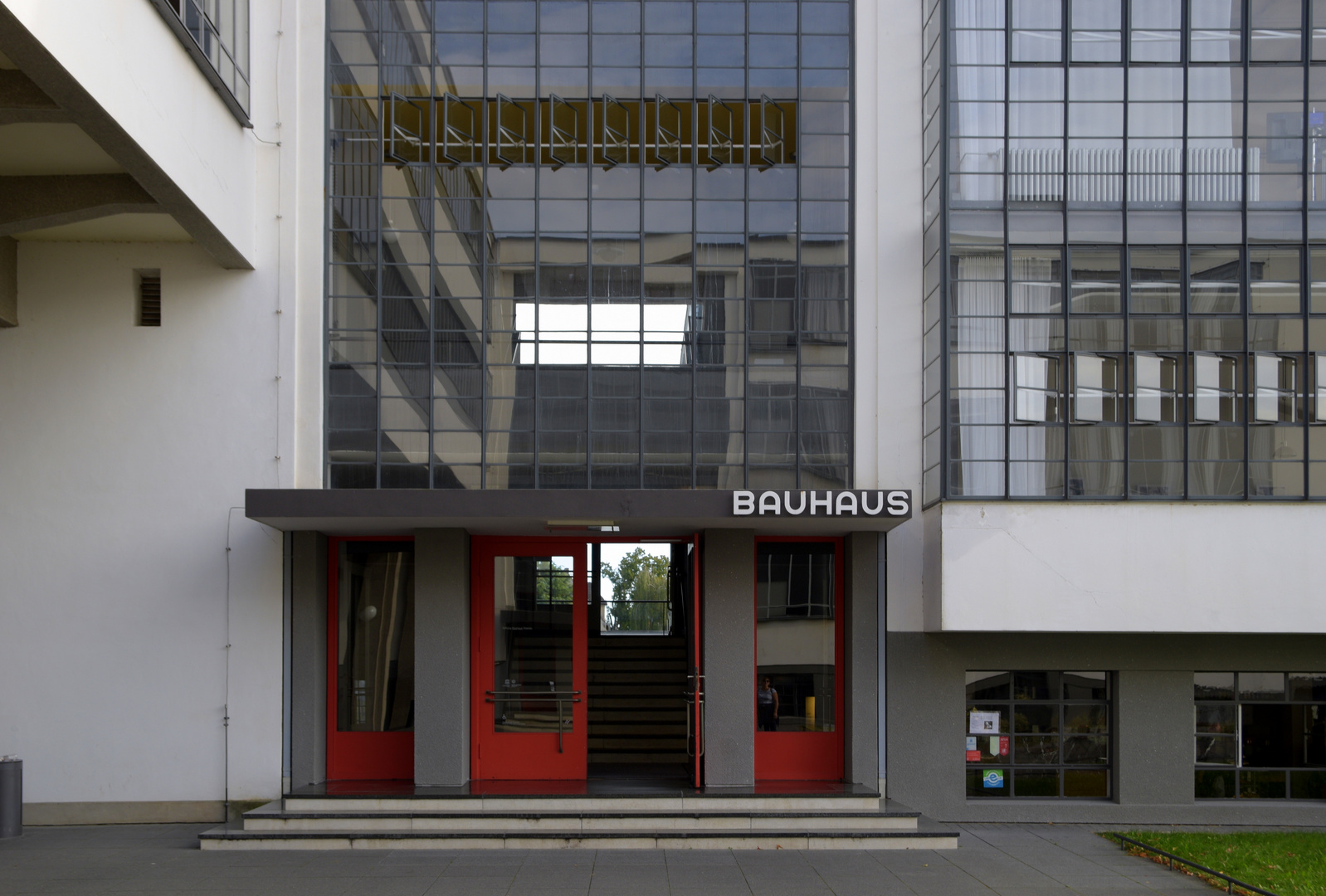 Haupteingang BAUHAUS Werkstätten