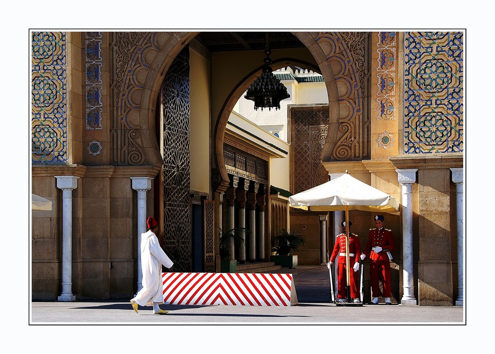 Haupteingang Königspalast in Rabat