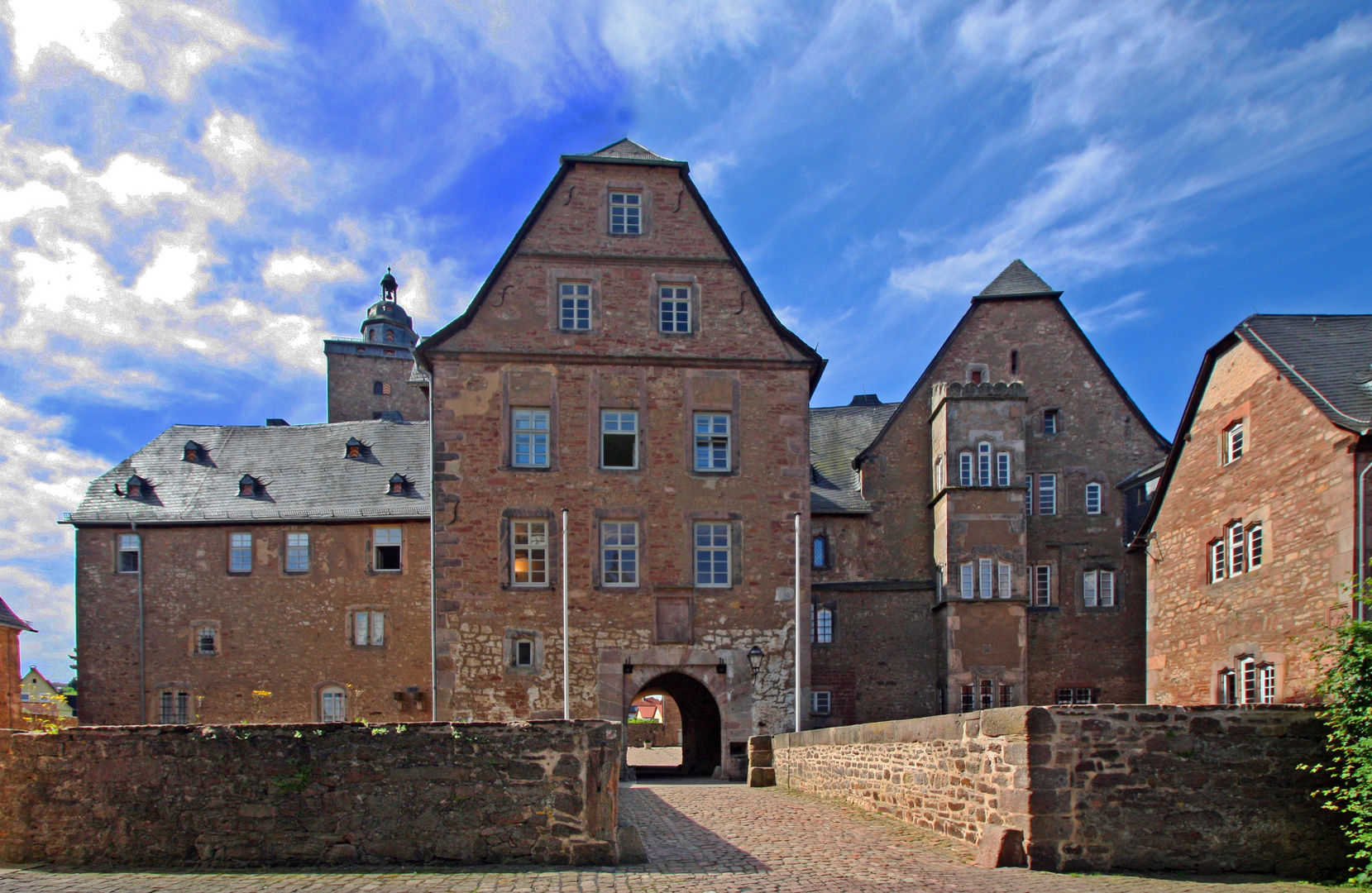 Haupteingang Schloss Steinau an der Straße