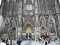 Westfassade des Kölner Domes von Günter Walther 