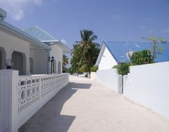 Hauptinsel Baa Atoll Malediven Strasse