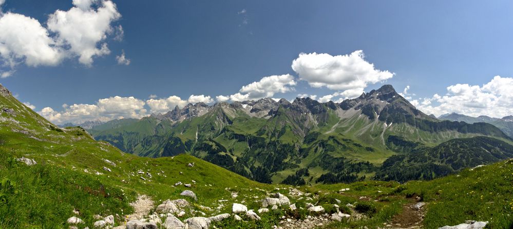 Hauptkamm der Allgäuer Alpen