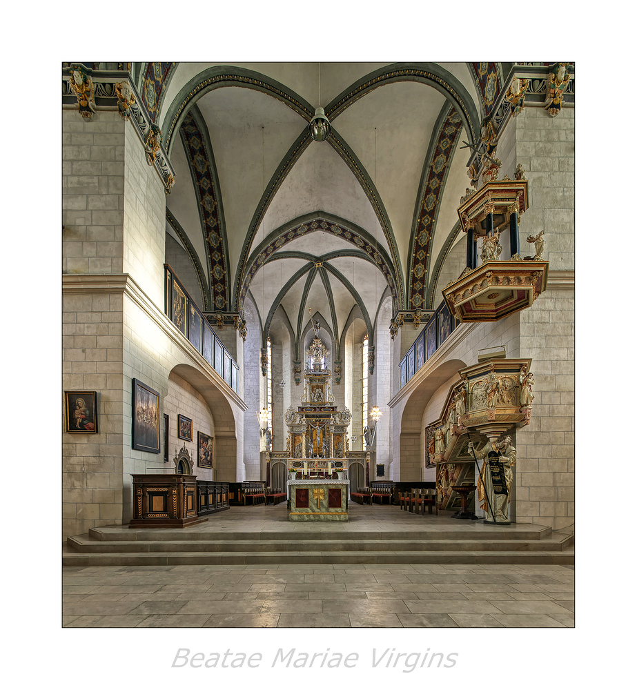 Hauptkirche Beatae Mariae Virginis - Wolfenbüttel " Blick zum Chor..."