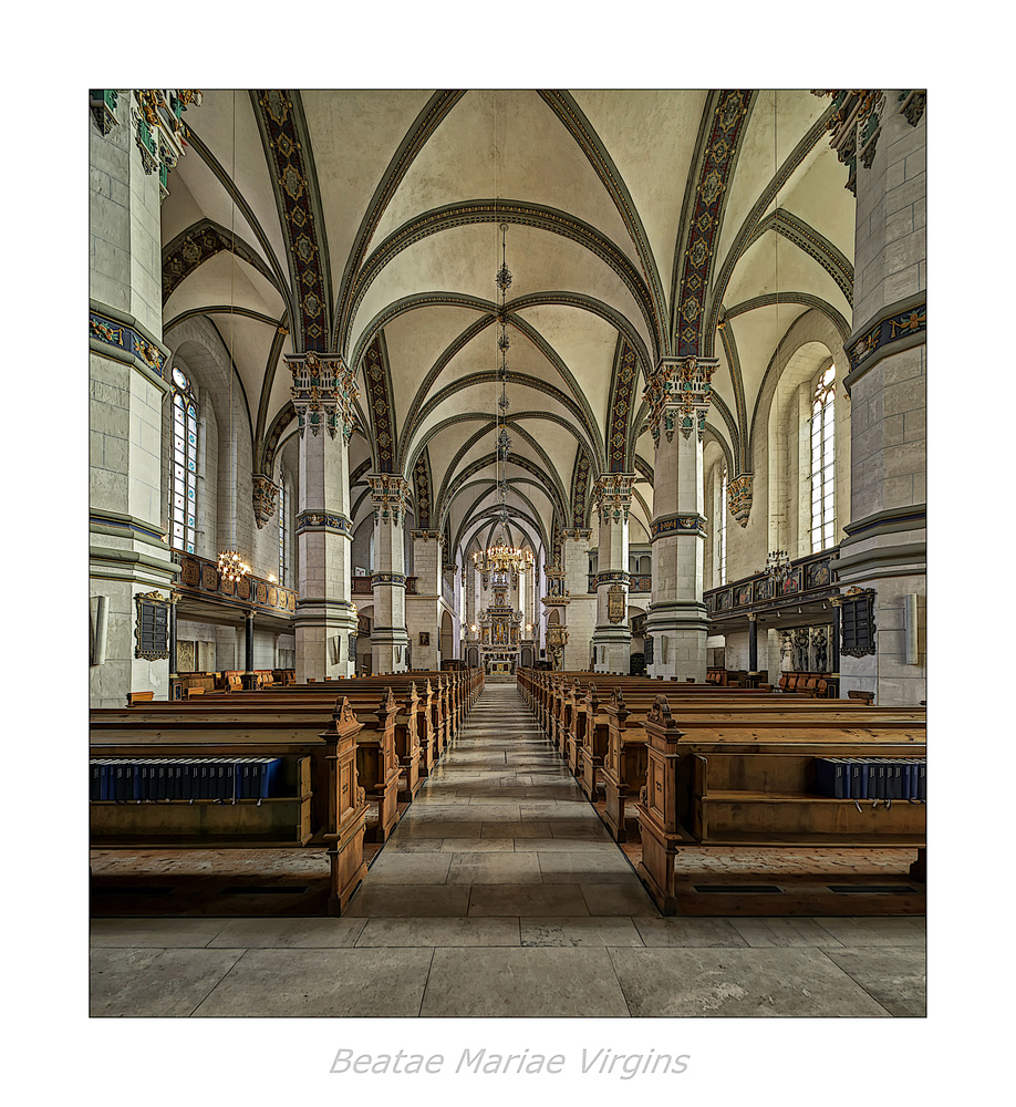 Hauptkirche Beatae Mariae Virginis - Wolfenbüttel " Blick zum Chor.."