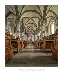 Hauptkirche Beatae Mariae Virginis - Wolfenbüttel " Blick zum Chor, aus meiner Sicht..."