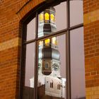 Hauptkirche Sankt Katharinen Hamburg am späten Abend