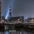 Hauptkirche Sankt Katharinen im Nebel 