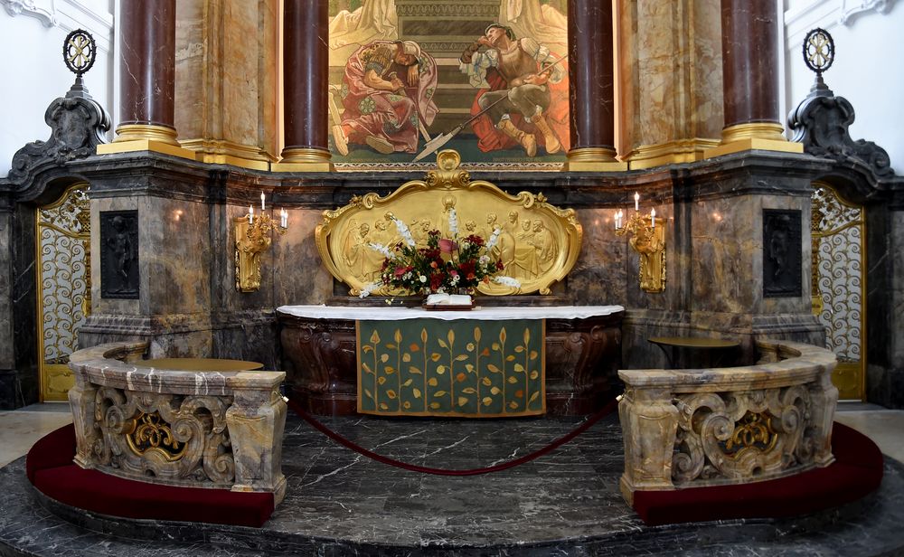 Hauptkirche St. Michaelis (Michel) Hamburg Altar Detail