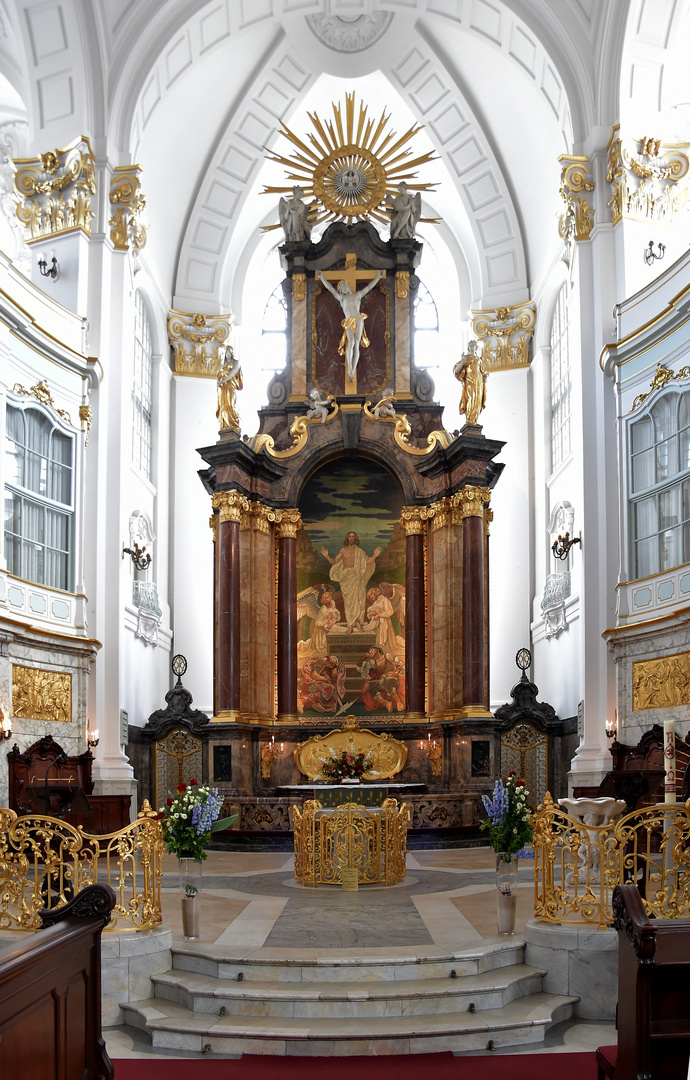 Hauptkirche St. Michaelis (Michel) Hamburg Blick in den Chor