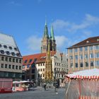 Hauptmarkt Nürnberg mit Sicht zum schönen Brunnen